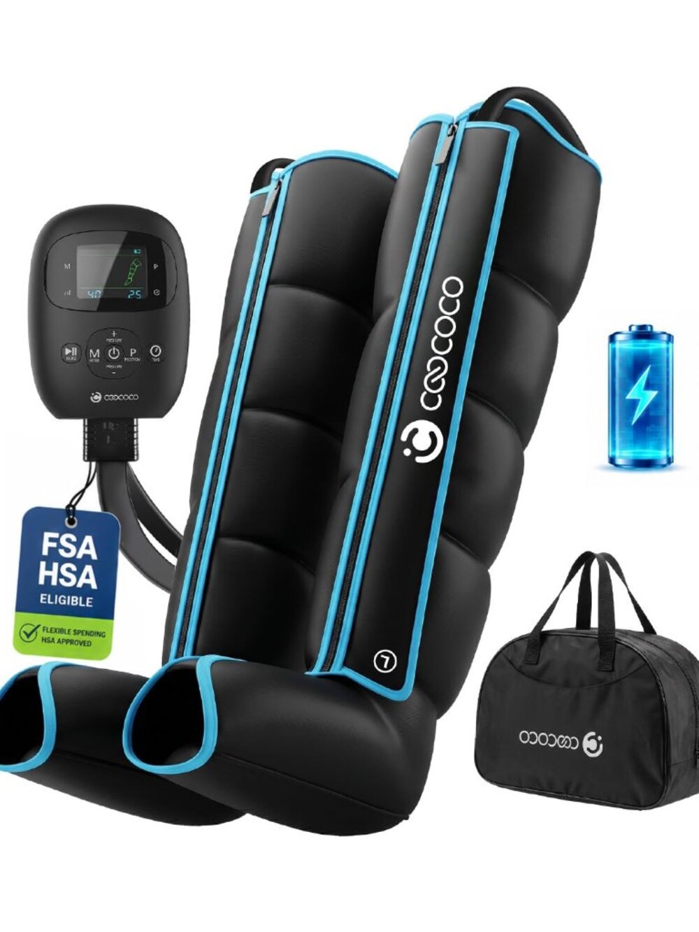 NEW CooCoCo Full Leg Compression for - 12 Intensity Air